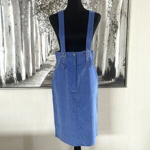 Christian Dior ACTIFS Corduroy Pinafore 100% Cotton Overall Dress - Size 10